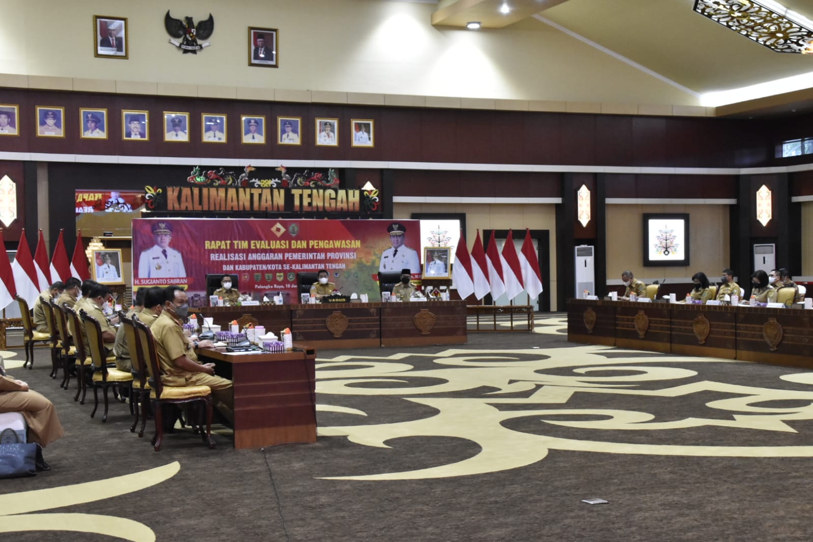 Wagub H. Edy Pratowo  Pimpin Rapat TEPRA Provinsi dan Kabupaten/Kota se-Kalteng Tahun 2022