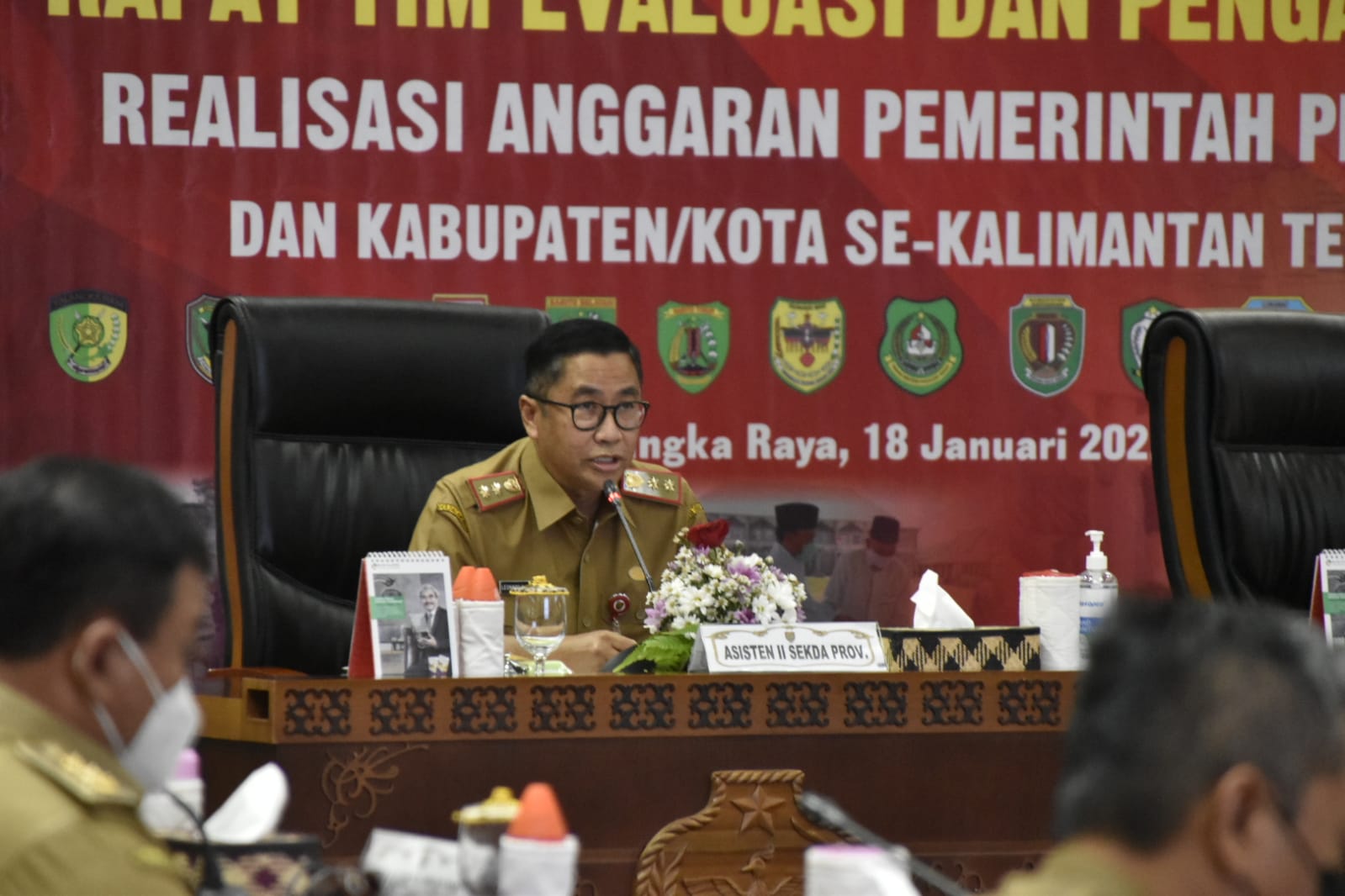 Wagub H. Edy Pratowo  Pimpin Rapat TEPRA Provinsi dan Kabupaten/Kota se-Kalteng Tahun 2022