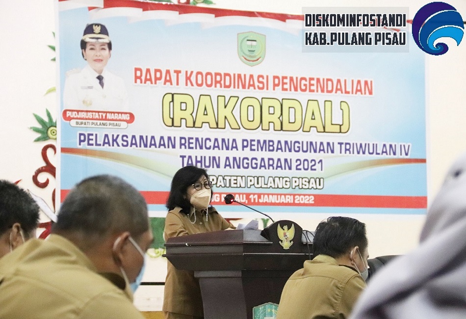 Bupati Pulang Pisau Buka Kegiatan Rakordal Triwulan IV Tahun 2021