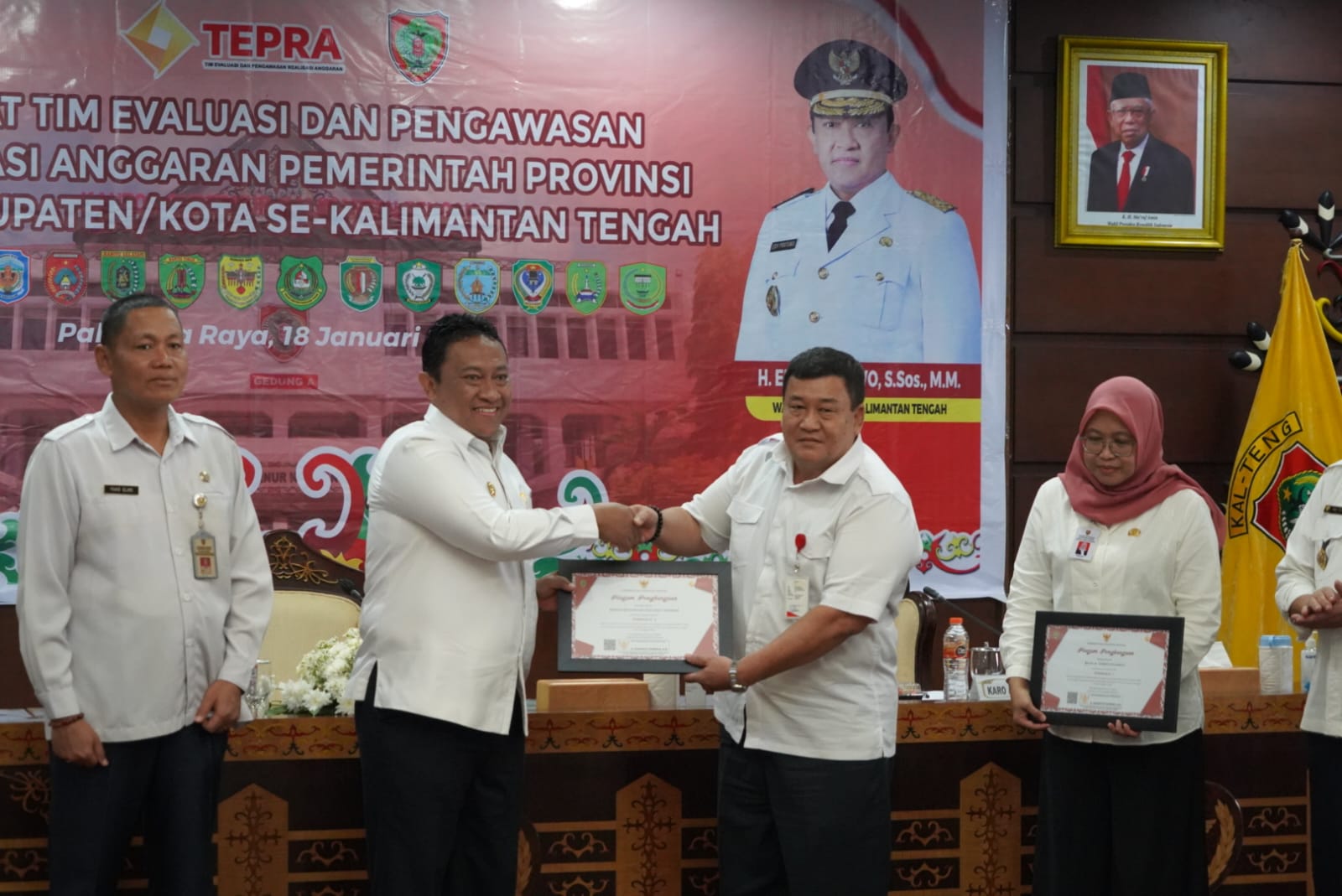 Buka Rapat TEPRA, Wagub Edy Pratowo : Seluruh Perangkat Daerah Harus Bersinergi Mendorong Percepatan Realisasi Anggaran