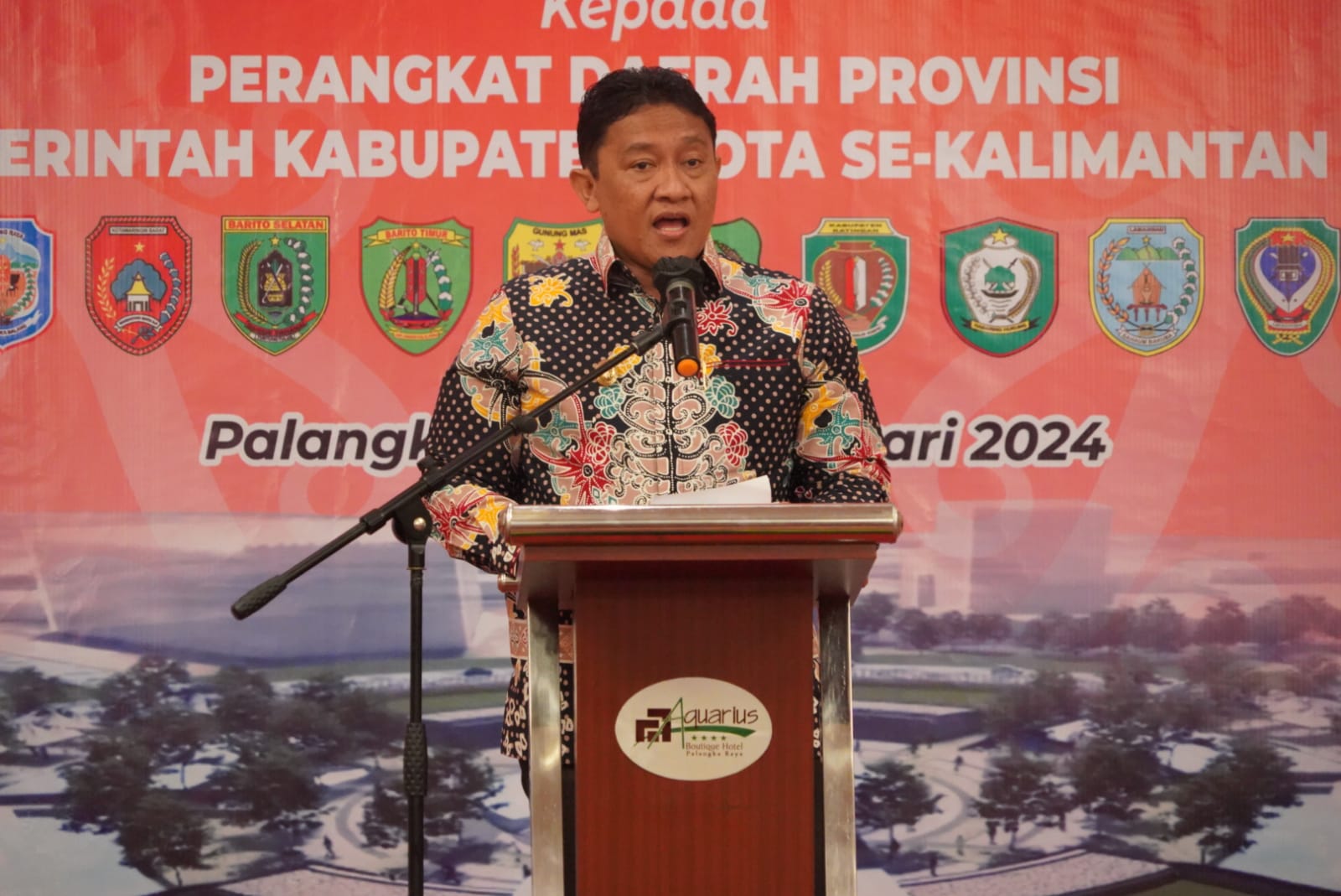 Wagub Edy Pratowo Buka Rapat TEPRA Provinsi dan Kabupaten/Kota se-Kalteng
