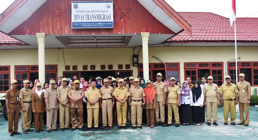 Wabup Apel Bersama dengan Dinas Transmigrasi