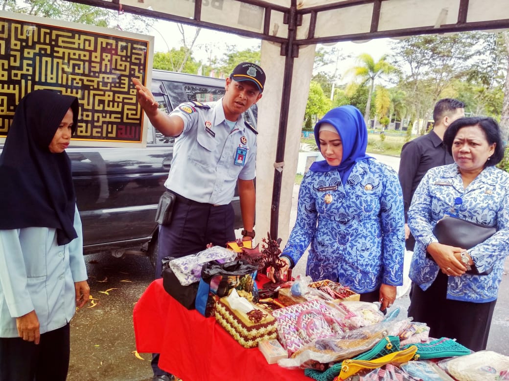 Rutan Palangka Raya ikuti Kegiatan Bazar Usaha Kecil Mikro (UKM) Kota Palangka Raya