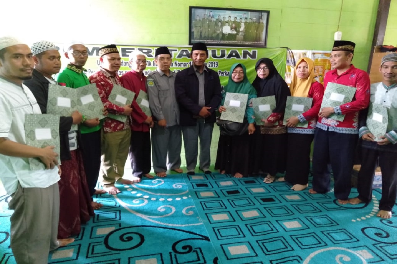 Kepala KUA Kahayan Kuala : Penyuluh Agama Islam Diharapkan Lakukan Tupoksinya dengan Baik