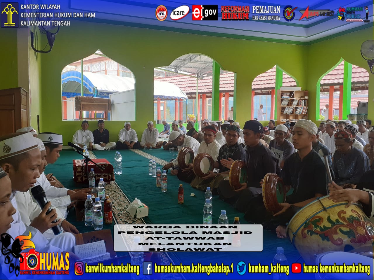 Lapas Narkotika Kelas IIA Kasongan Gelar Kegiatan Pembinaan Kerohanian
