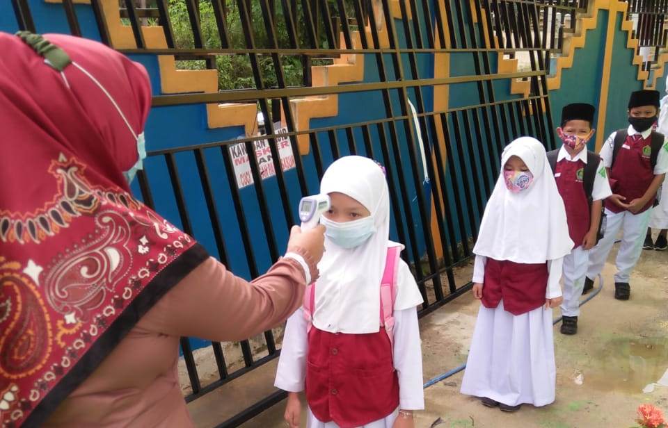 Madrasah di Barut Mulai PBM Tatap Muka