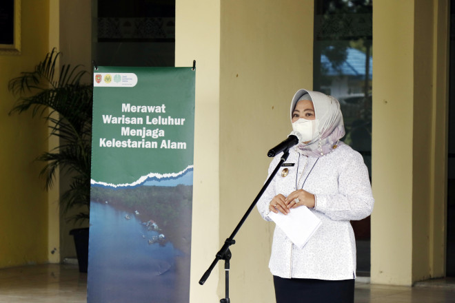 Bupati Hj Nurhidayah Ajak Seluruh Elemen Dukung Upaya Pelestarian Danau Masoraian