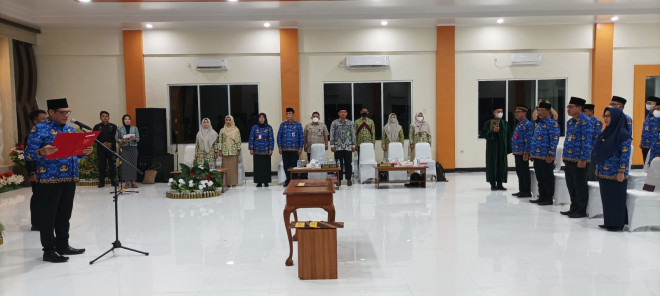 Pj. Bupati Lantik Pejabat Pimpinan Tinggi Pratama Lingkup Pemkab Kobar