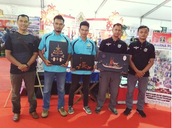 Kerajinan WBP Rutan Palangka Raya Sedot Perhatian Pengunjung Gelar Karya Kalteng