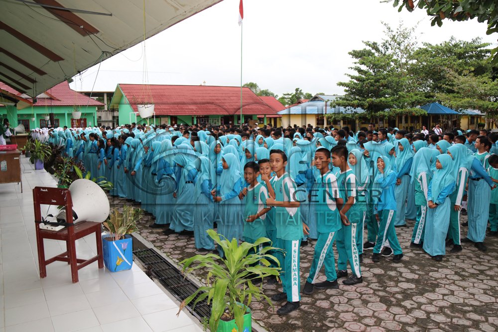 SMPN 1 Sukamara Sosialisasi Pencegahan Virus Corona