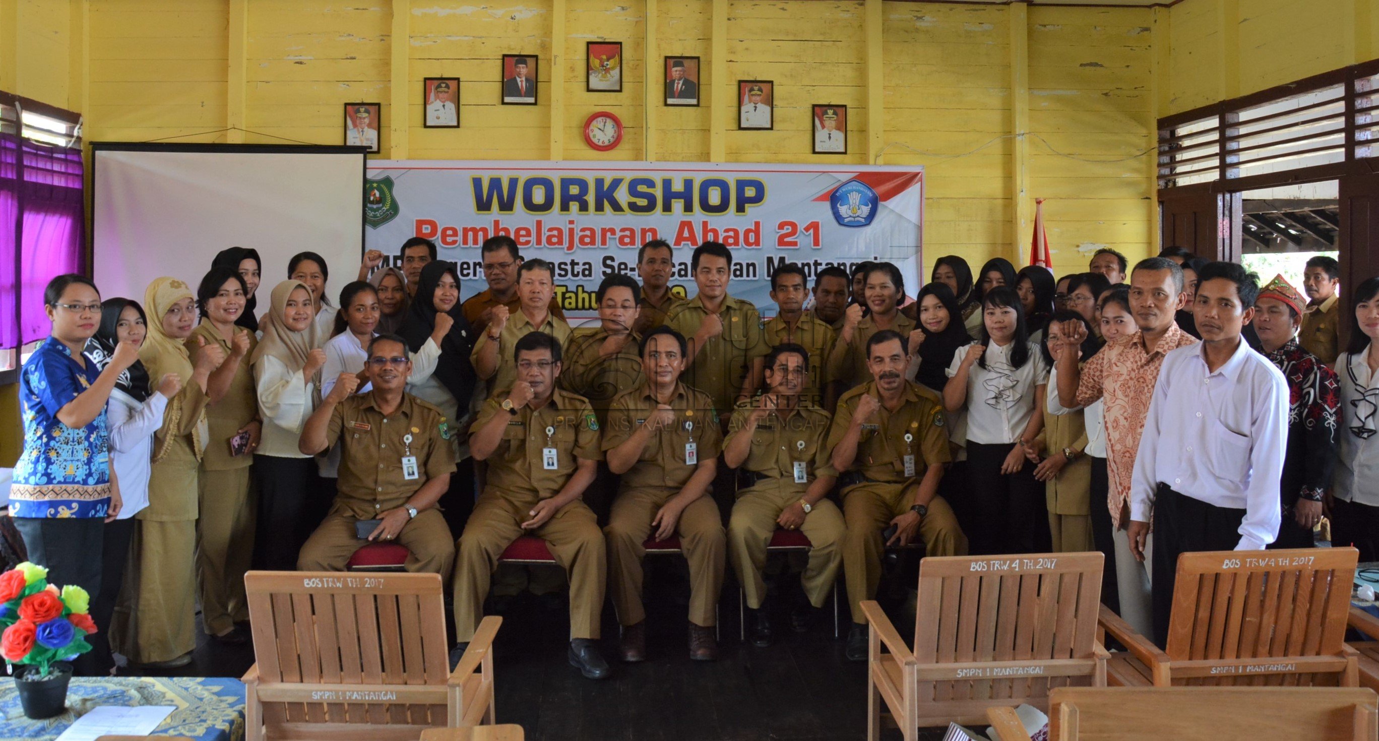 Kecamatan Mantangai Gelar Workshop Pembelajaran Abad 21