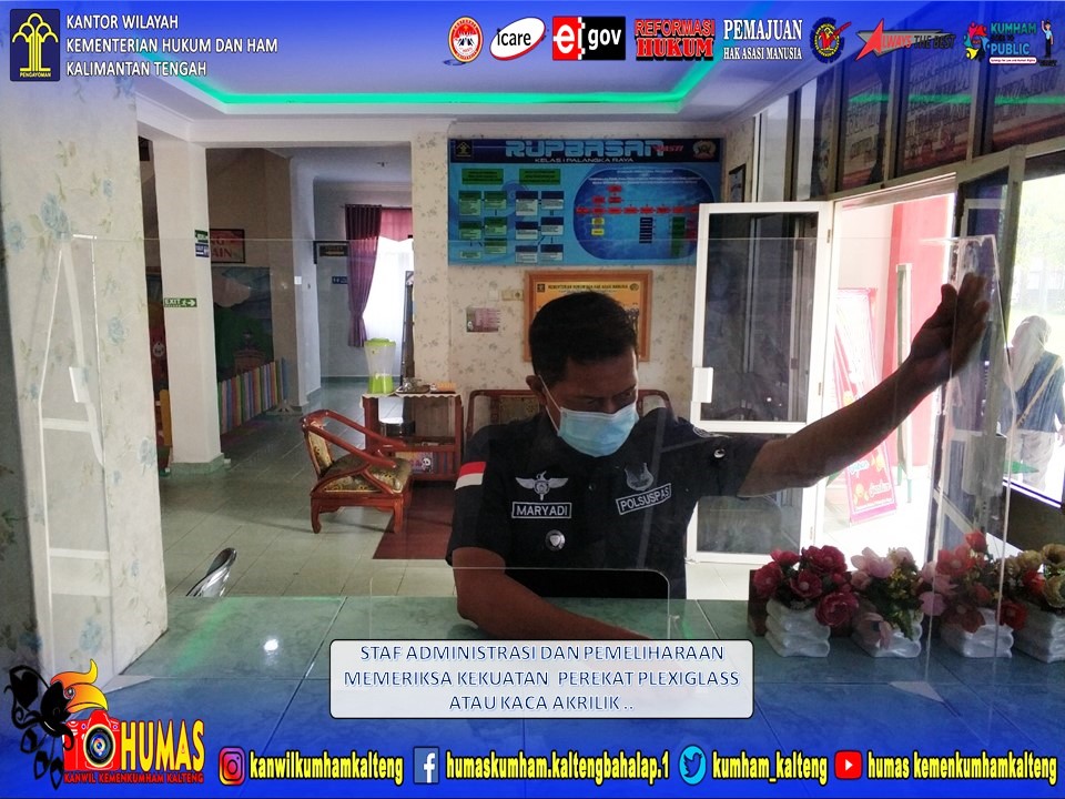 Tingkatkan Protokol Kesehatan, Rupbasan Terus Optimalkan Pelayanan Publik