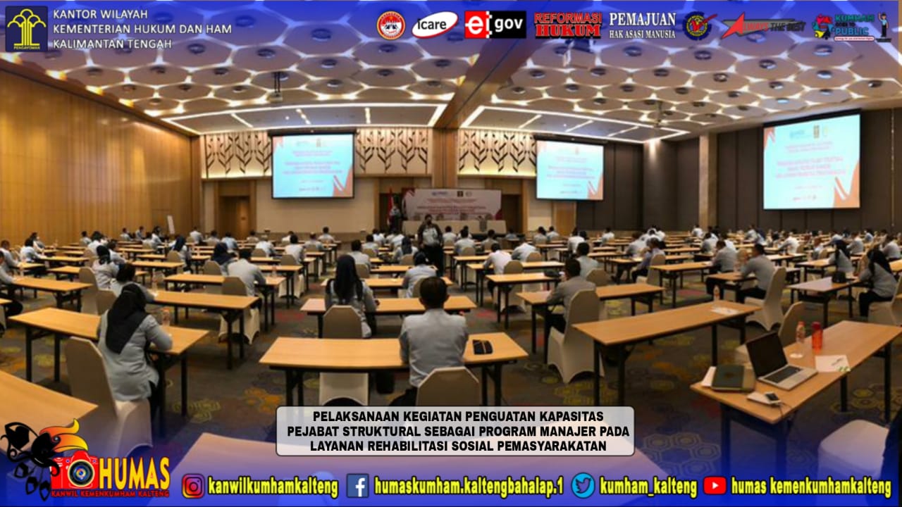 Kasubsi Bimkemaswat Lapas Narkotika Kasongan Ikuti Penguatan Kapasitas Manajer Program Pelaksana Layanan Rehabilitasi Sosial