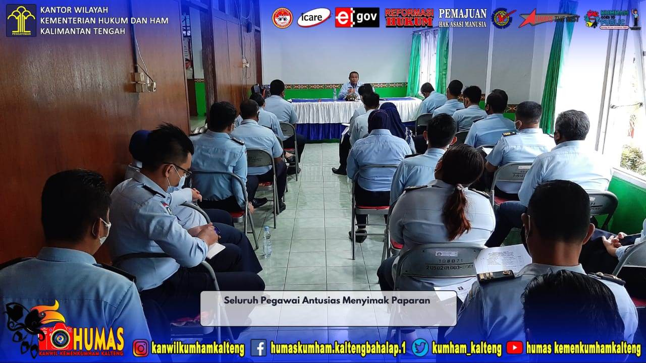 Kumpulkan Pegawai, Kabapas Palangka Raya Mantapkan Tim Pembangunan Zona Integritas 