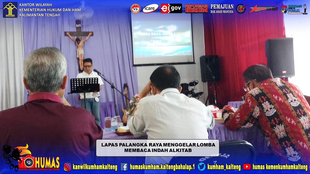 Lomba Baca Kitab Suci Memotivasi WBP Lapas Palangka Raya