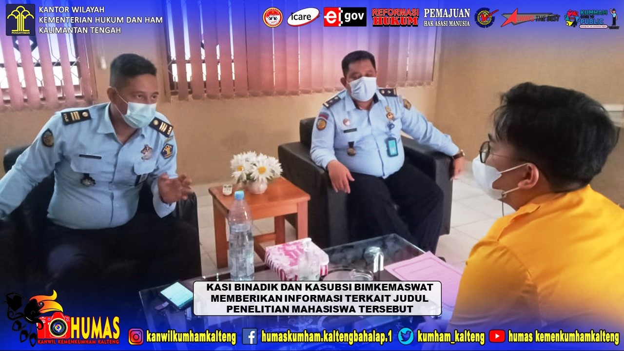 Garap Skripsi, Mahasiswa FH UPR Lakukan Penelitian di Lapas Palangka Raya