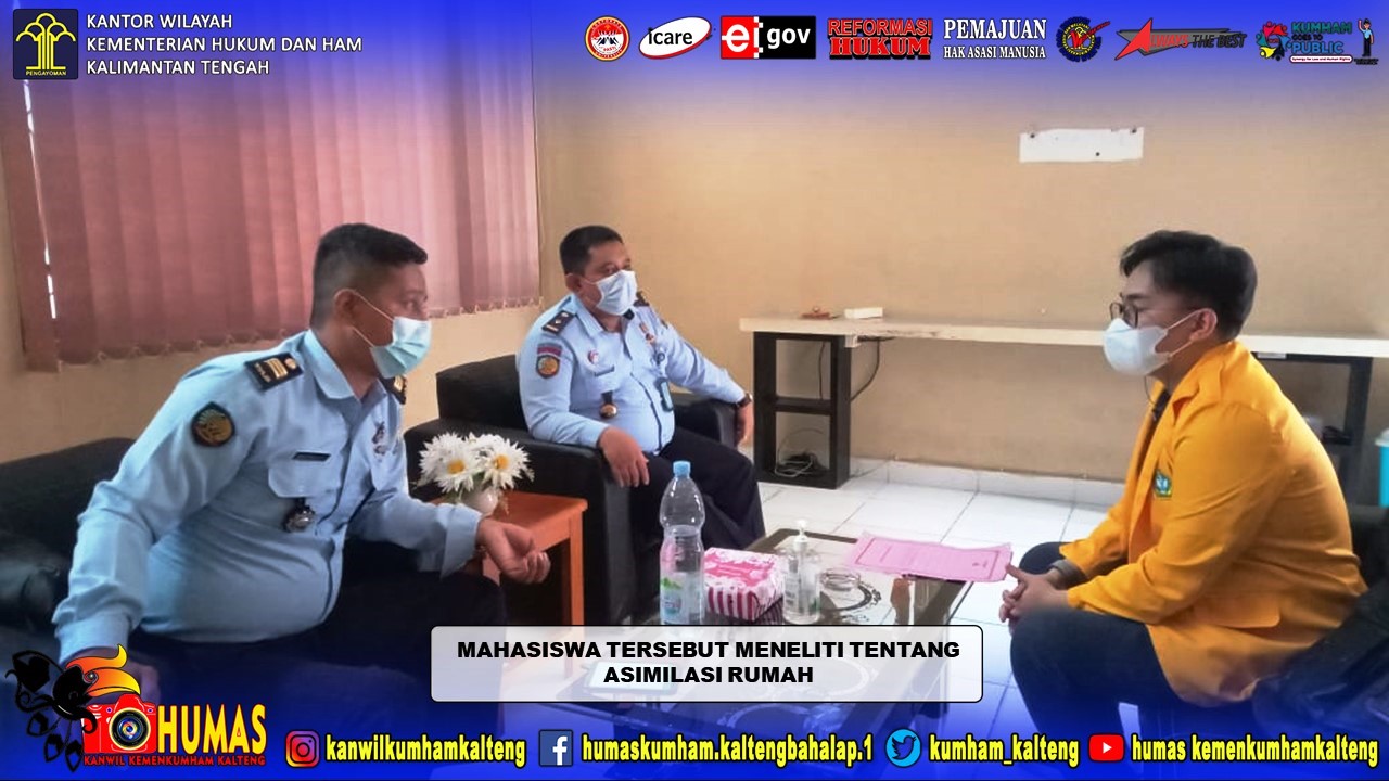Garap Skripsi, Mahasiswa FH UPR Lakukan Penelitian di Lapas Palangka Raya