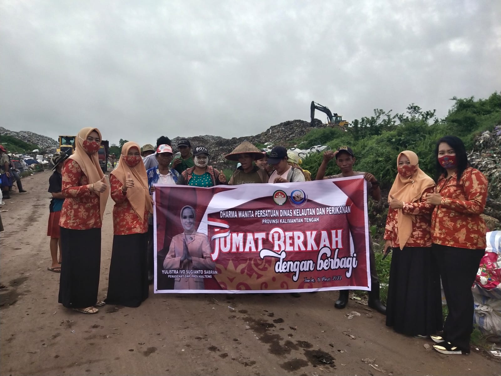 DWP Dislutkan Kalteng Berbagi Berkah ke Warga Kurang Mampu