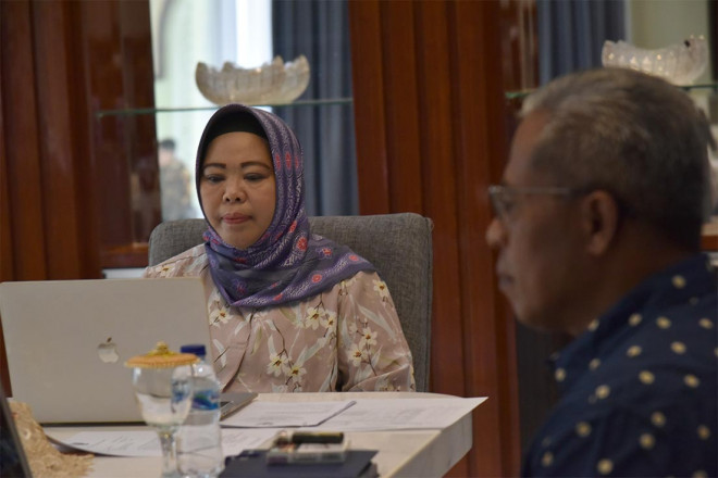 Pimpin Forum Gabungan Perangkat Daerah, Bupati Hj Nurhidayah Sampaikan 7 Target IKU Capaian Pembangunan Tahun 2023