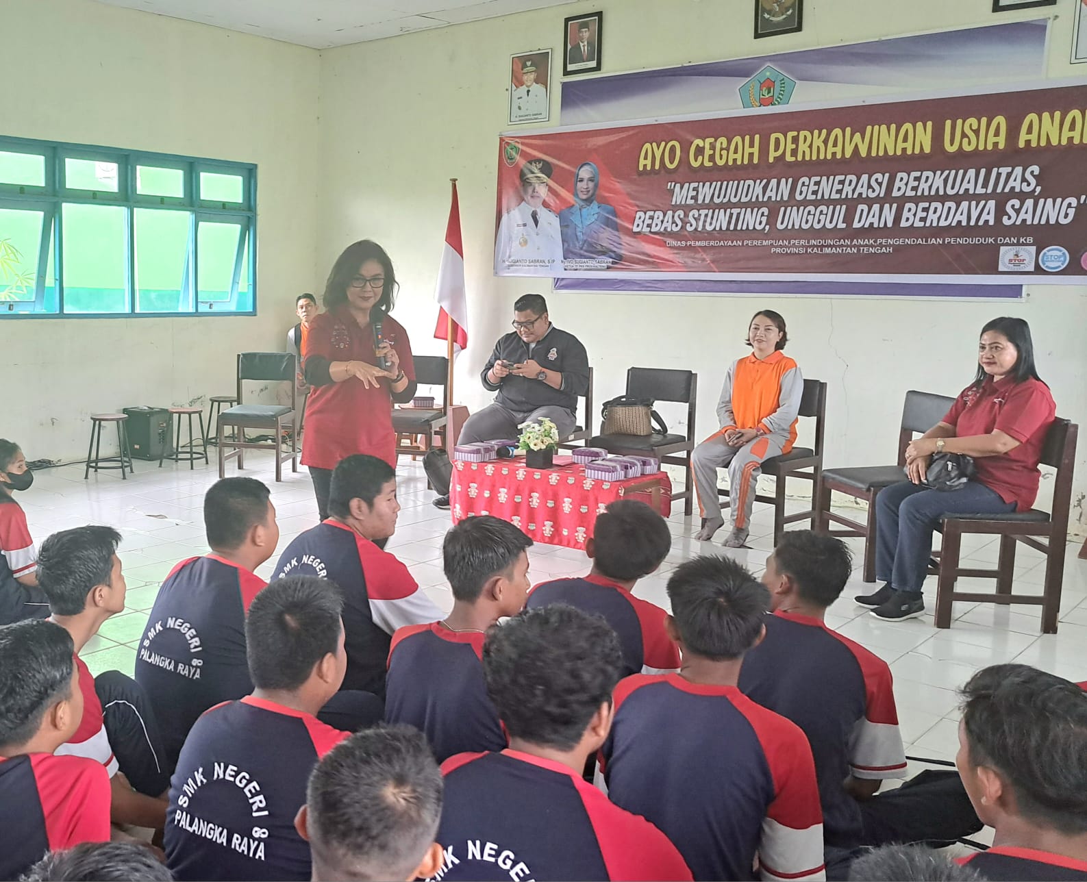 Cegah Perkawinan Usia Anak, DP3AP2KB Gencar Sosialisasi Ke Sekolah-Sekolah, Kali Ini di SMKN 8 Palangka Raya
