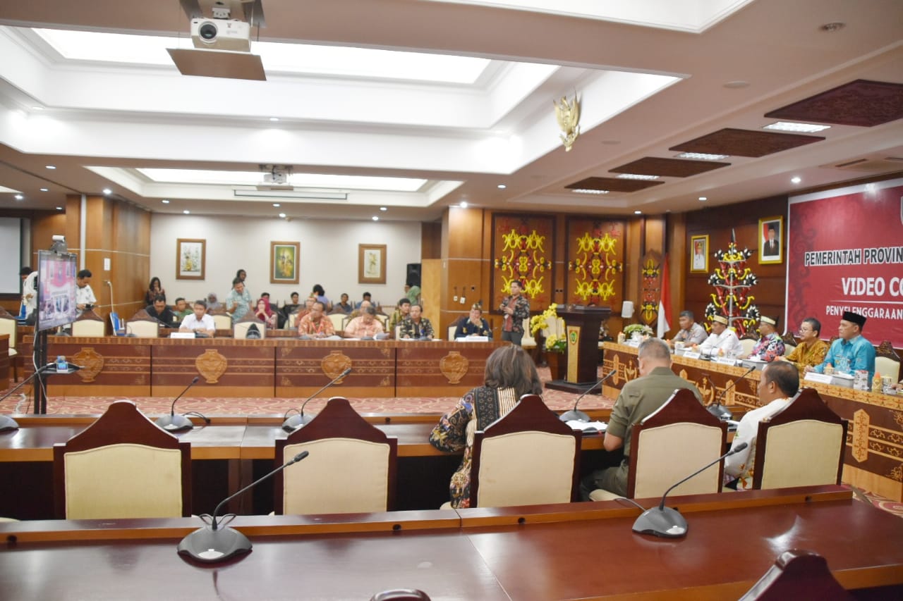 Kemendagri gelar Video Conference Terkait Penyelenggaraan Pemilu Serentak Tahun 2019