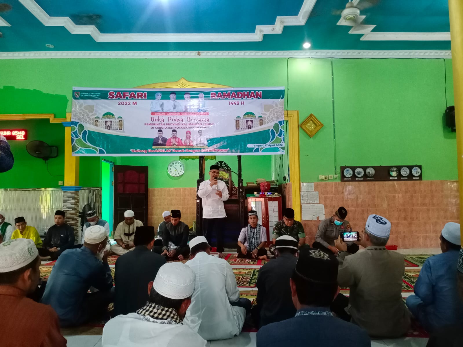 Ajang Silaturahmi Pemprov Kalteng dengan Jamaah Masjid Nurul Iman Cempaga Kotim