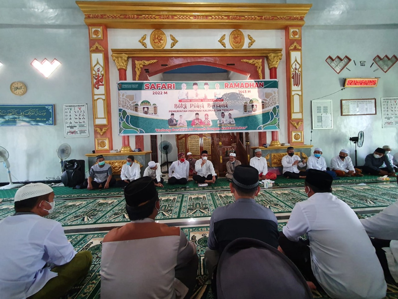 Pemprov. Kalteng Jalin Silaturahmi Sekaligus Safari Ramadan di Masjid Al Falah Maliku Pulang Pisau