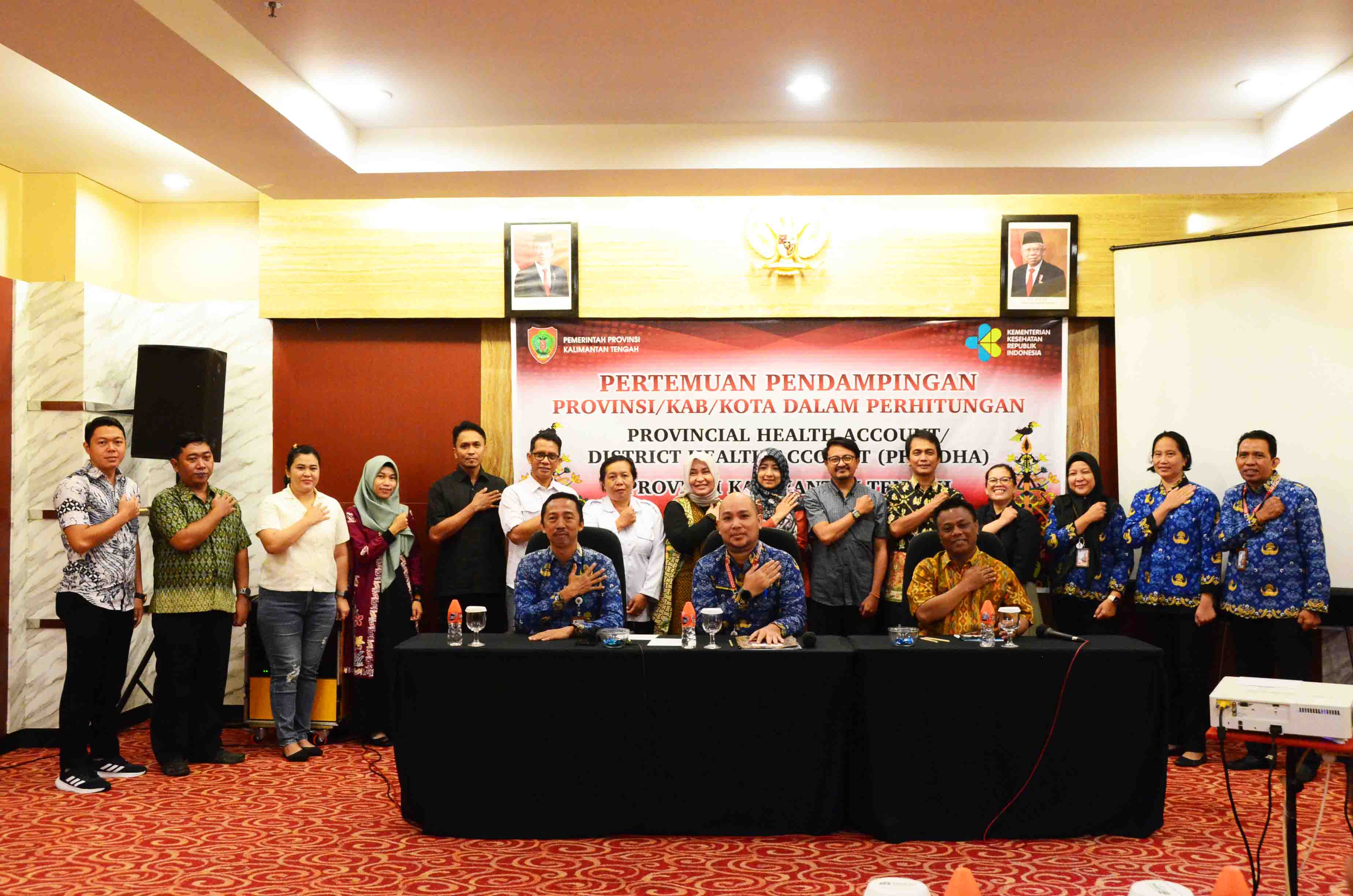 Pusjak PDK Kemenkes RI Gelar Pertemuan Pendampingan Perhitungan PHA/DHA Prov. Kalteng