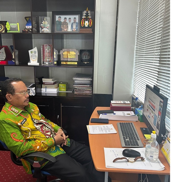 Dukung Percepatan Penurunan Stunting, Sekda Nuryakin ikuti Entry Meeting Evaluasi Akselerasi Penurunan Stunting Tahun 2024 Prov. Kalteng