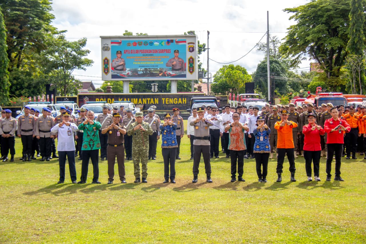 Pemprov Kalteng Gelar Apel Kesiapsiagaan Karhutla 2026, Gubernur Tekankan Sinergi dan Pencegahan