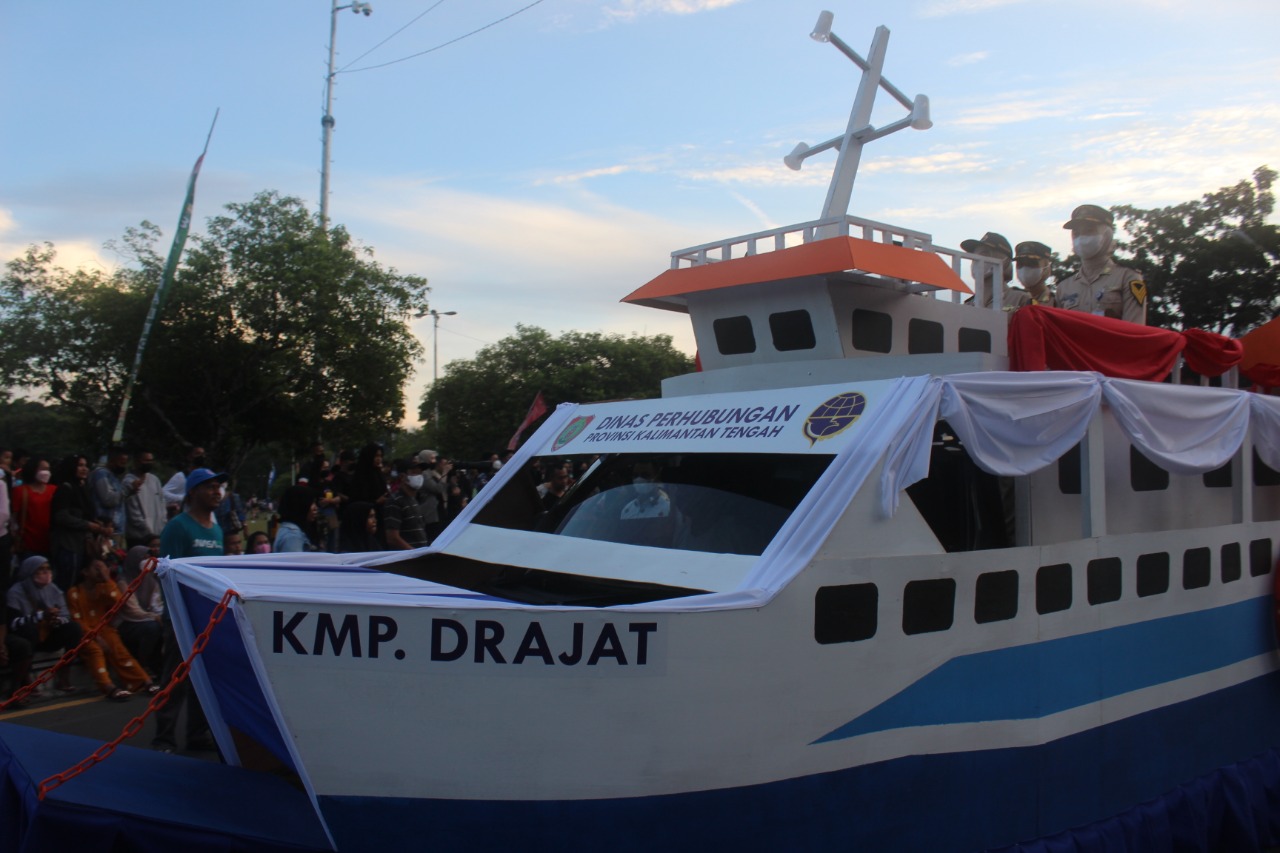 Dishub Kalteng Ikut Meriahkan Karnaval Budaya FBIM Tahun 2022