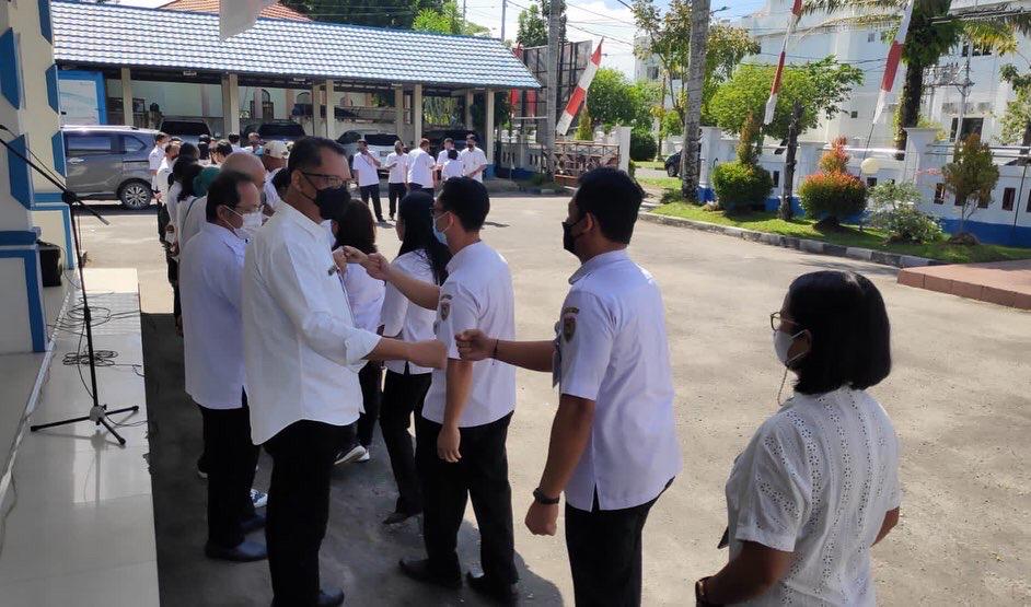 Pimpin Apel Pagi, Darliansjah : Saya Bangga Jadi Bagian dari Keluarga Besar Dislutkan Prov. Kalteng