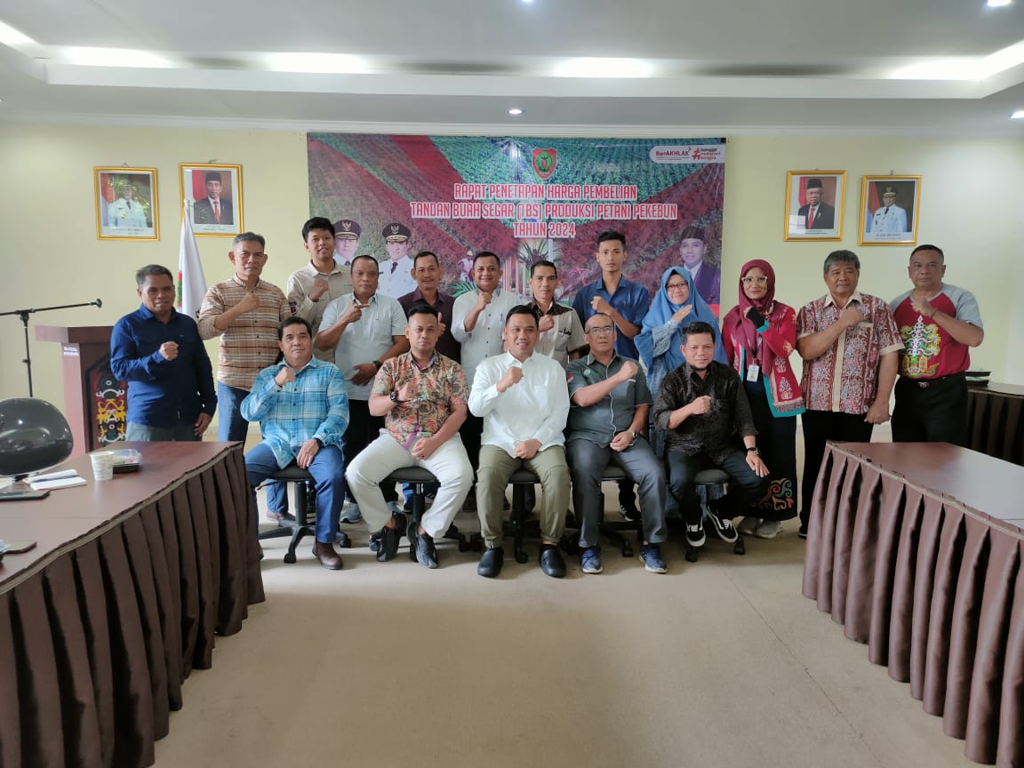 Update Perkembangan Harga TBS, Kadisbun Prov. Kalteng Buka Rapat Penetapan Harga TBS Periode I Bulan Mei 2024
