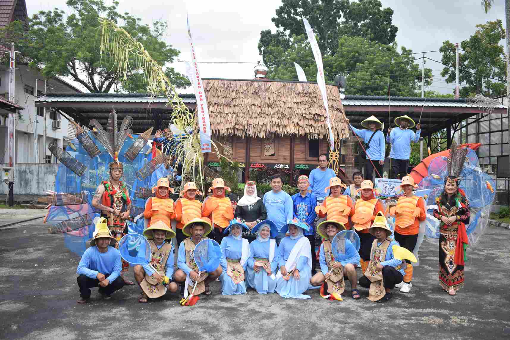 Dislutkan Kalteng Tampilkan Kolaborasi Potensi Perikanan dan Budaya pada Karnaval FBIM 2026