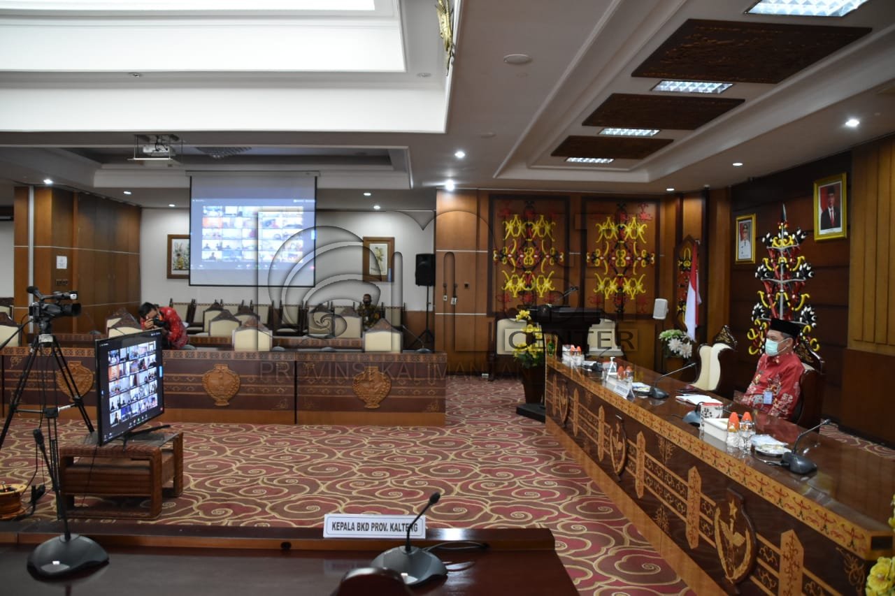 Pemprov. Kalteng Ikuti Audiensi Penerapan Sistem Merit Sebagai Program Prioritas Nasional