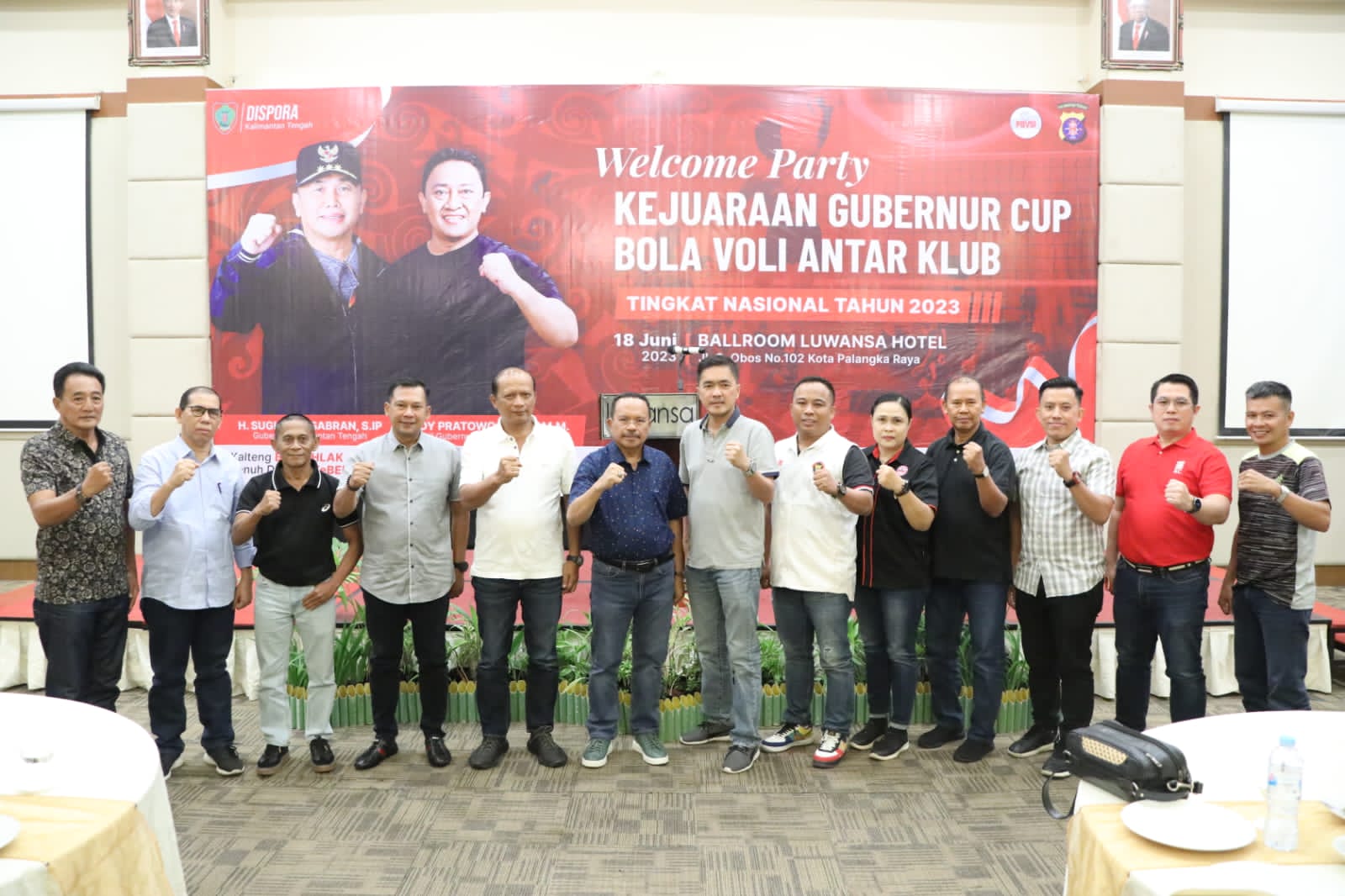 Hadiri Welcome Party Gubernur Cup Kejuaraan Bola Voli Antar Klub Tingkat Nasional Tahun 2023, Sekda Nuryakin Harapkan Dapat Jadi Pemersatu dan Pererat Kebangsaan