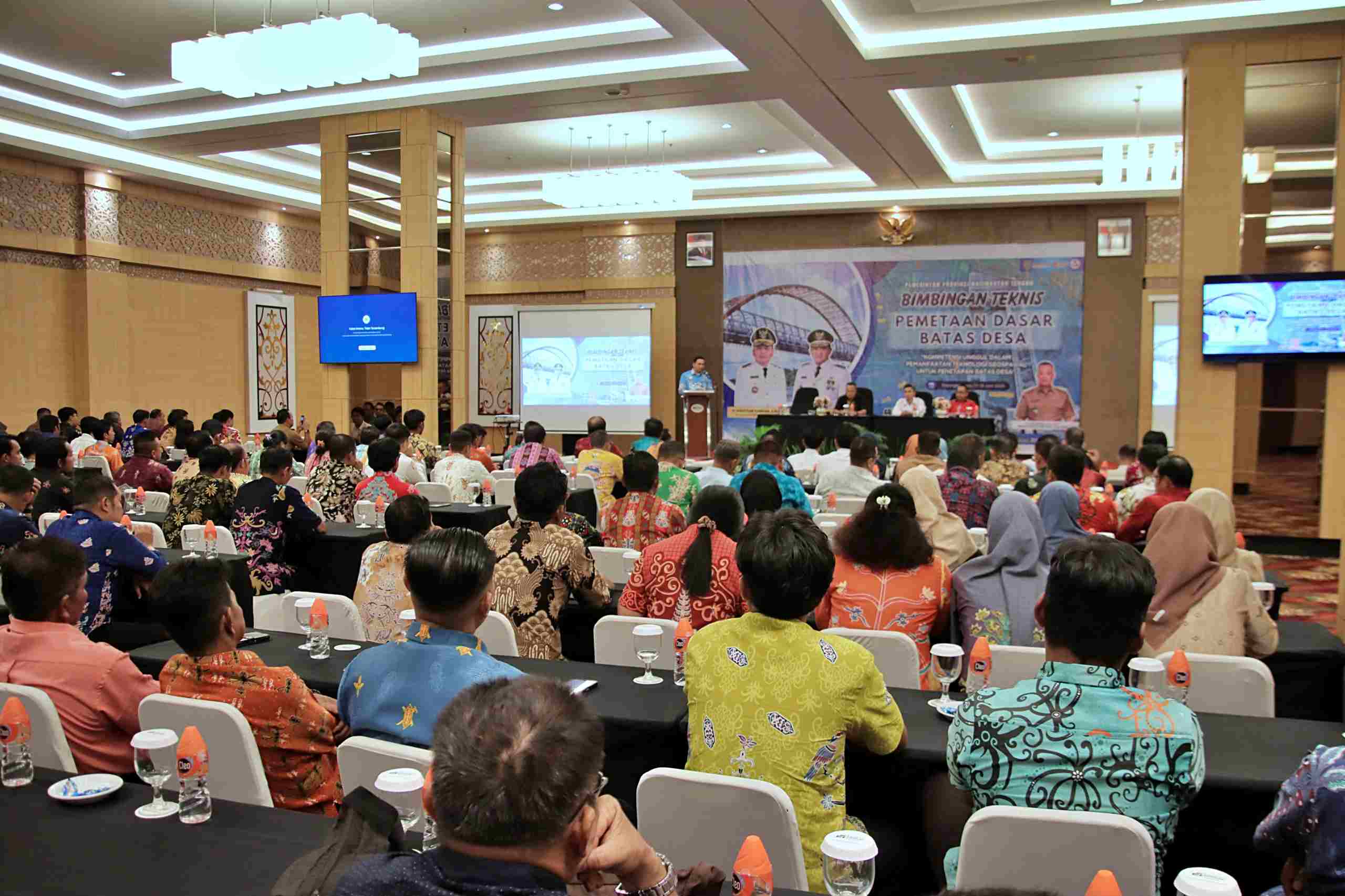 Percepat Penegasan Batas Desa, Dinas PMD Prov. Kalteng Gelar Bimtek Pemetaan Dasar Batas Desa