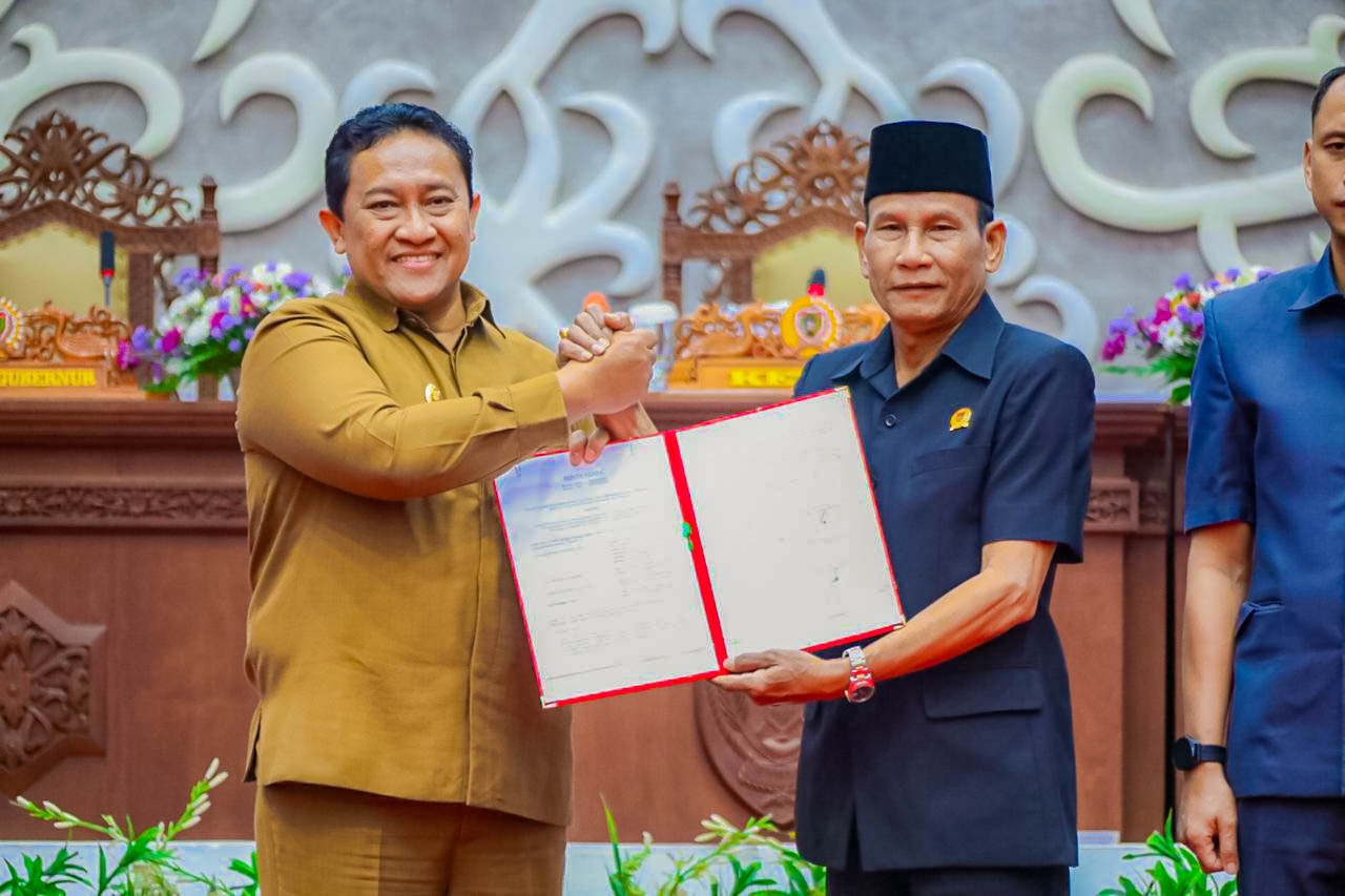 RPJMD 2025–2029 Disetujui, Wagub Tegaskan Komitmen Pemerataan Pembangunan Kalteng