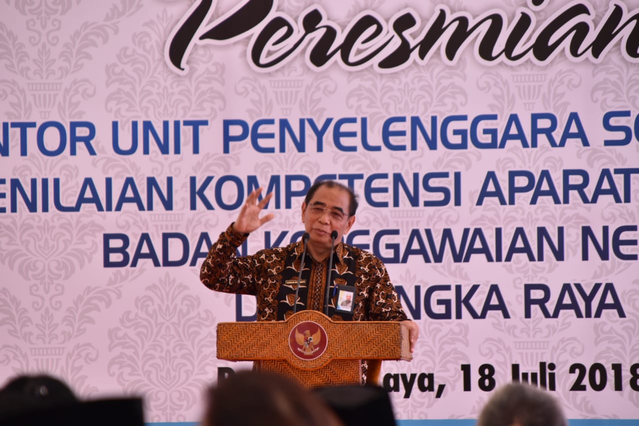 Peresmian UPT BKN di Palangka Raya