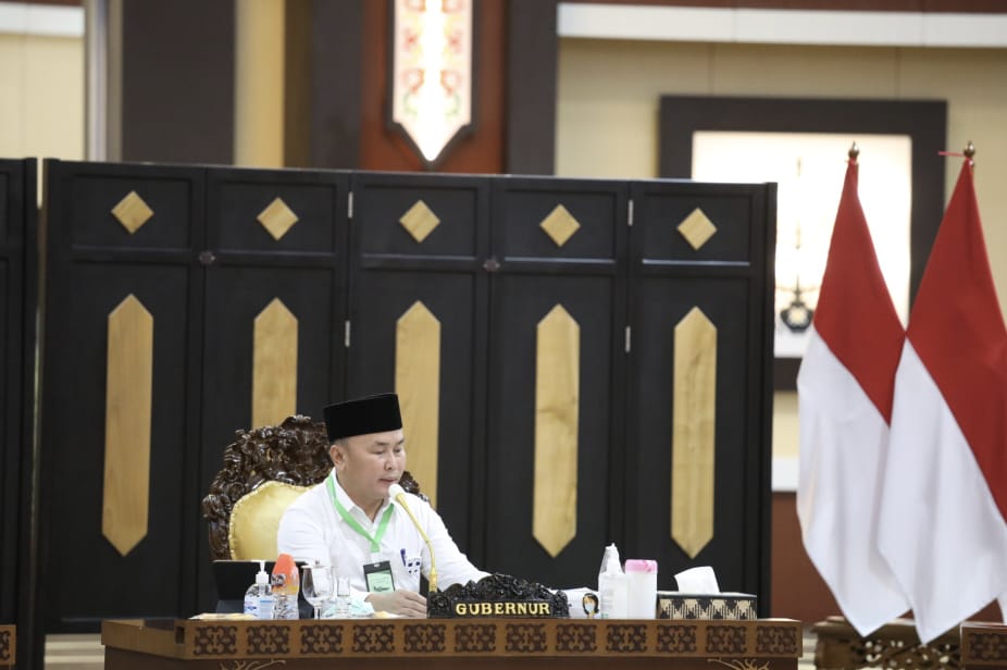 Gubernur Kalteng Pimpin Rakor Pengendalian  Inflasi Daerah dan Pertumbuhan Ekonomi Serta Penyerapan Anggaran Tahun 2020