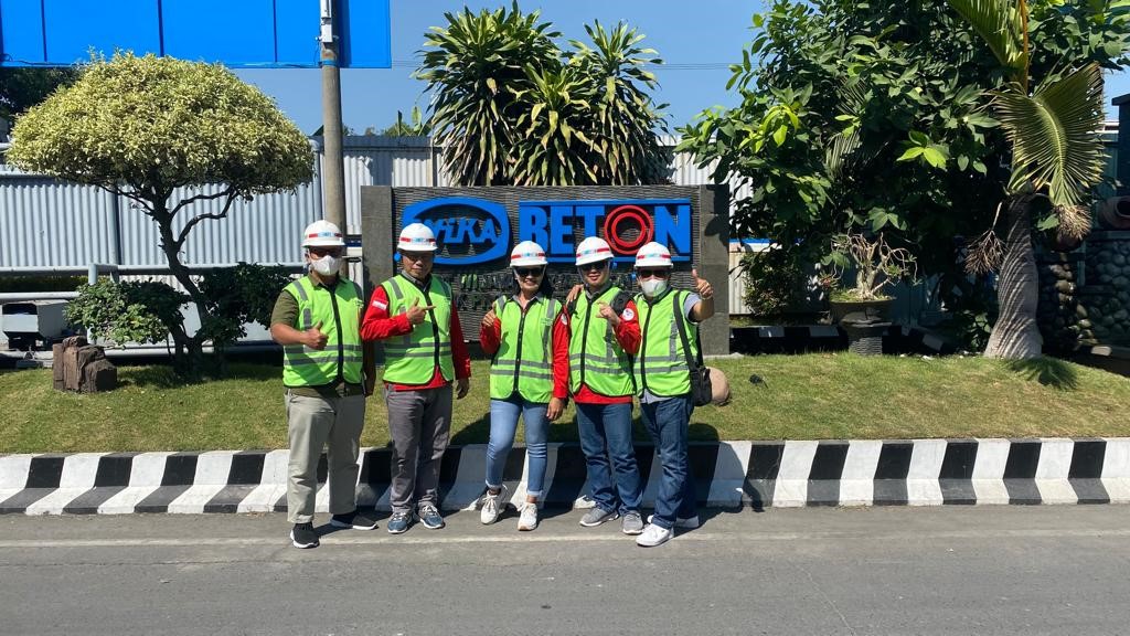 Mantapkan Stok dan Mutu Spun Pile, Dislutkan Prov. Kalteng Monitoring ke WIKA BETON