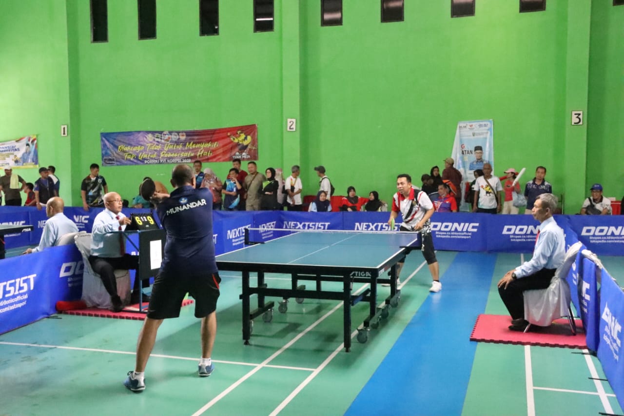 Kontingen Kalteng Masih Semangat Berlaga di Hari Keempat PORNAS KORPRI XVI 2023