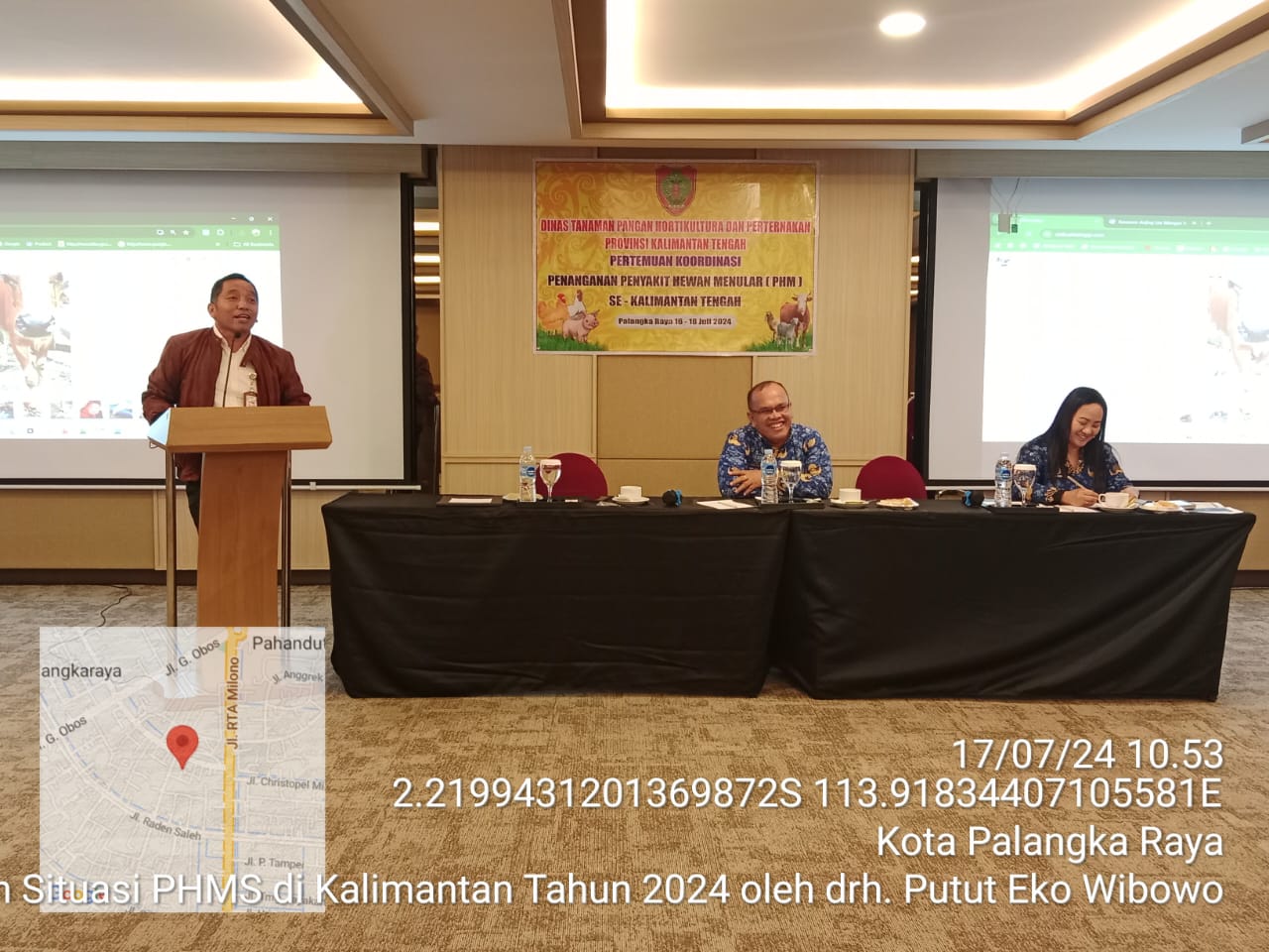 Dinas TPHP Adakan Rakor Penyakit Hewan Menular se-Kalimantan Tengah Tahun 2024