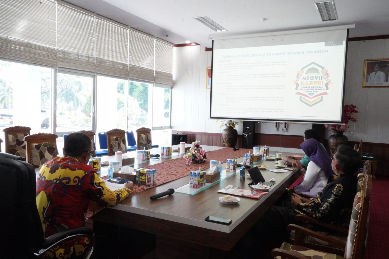 Asisten Adum Sri Suwanto Paparkan Persiapan MTQ ke-VII KORPRI Tingkat Nasional Tahun 2024 di Provinsi Kalteng