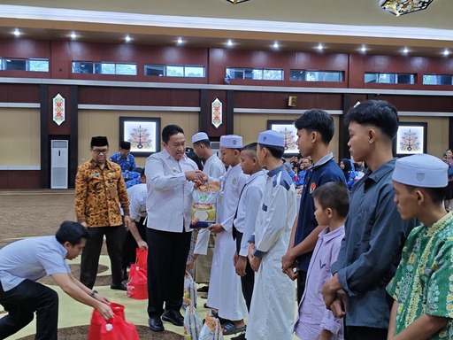 Dinas Dagperin Prov. Kalteng Hadiri Peringatan Hari Anak Yatim Provinsi Kalimantan Tengah