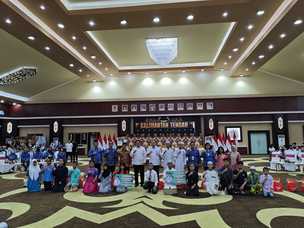 Dinas Dagperin Prov. Kalteng Hadiri Peringatan Hari Anak Yatim Provinsi Kalimantan Tengah