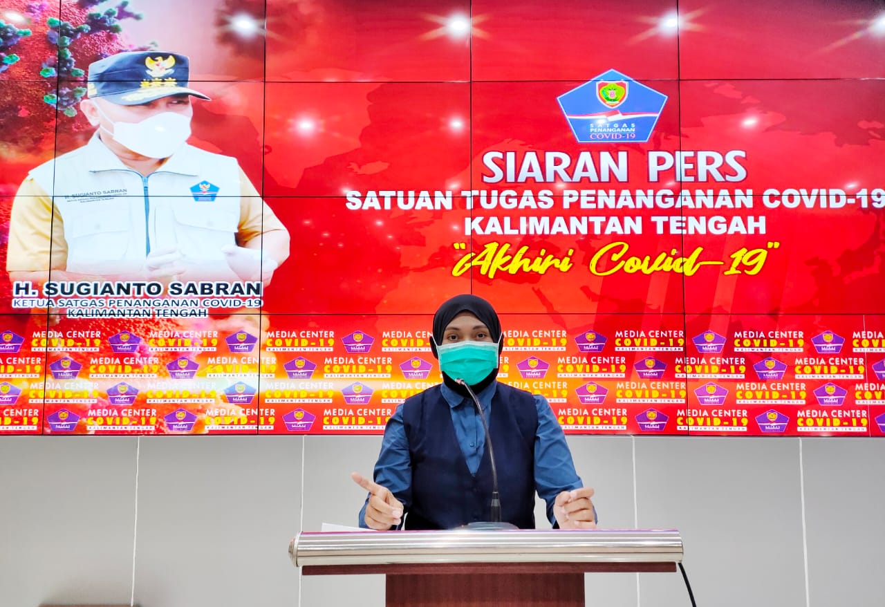 Perkembangan Terbaru Kasus Covid-19 di Kalteng : Sembuh  45 Orang Dan Terkonfirmasi Baru 14 Orang 