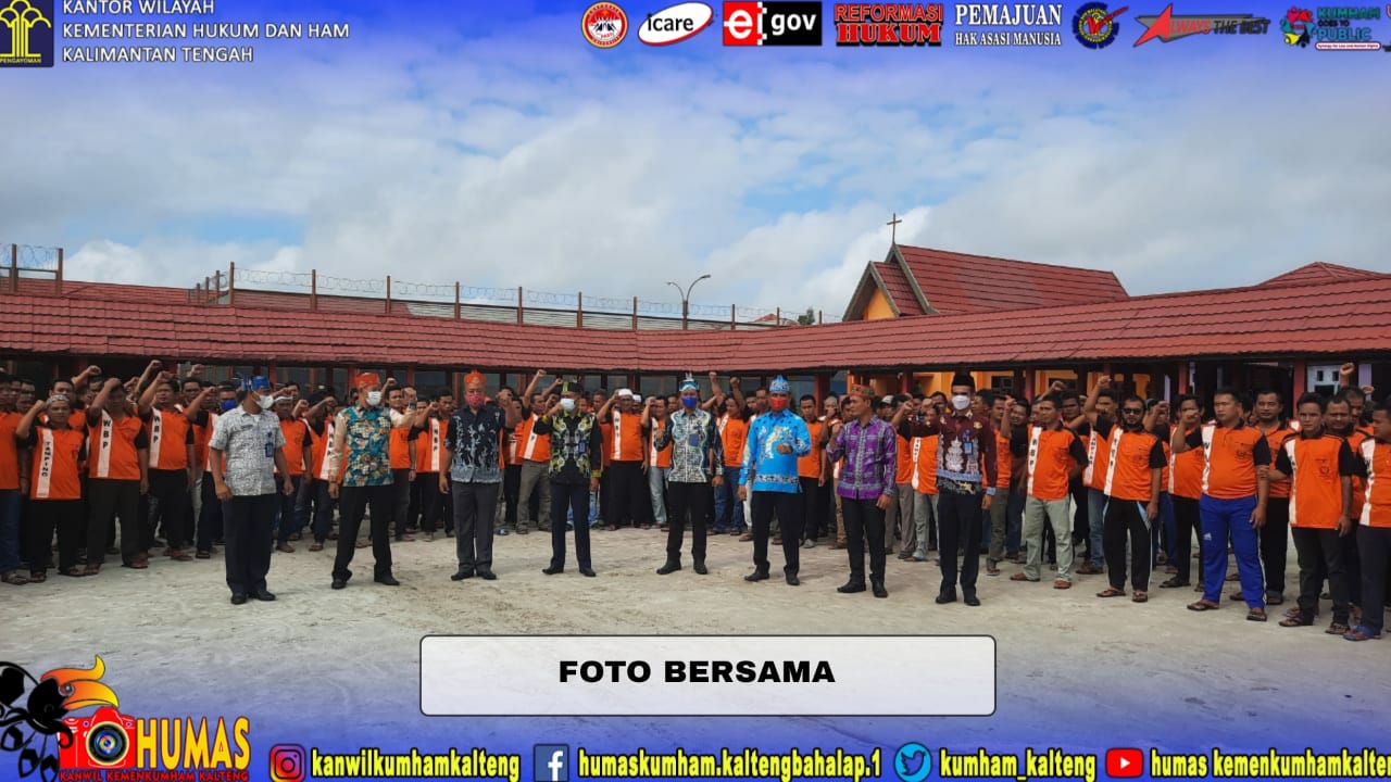 Detik-Detik Proklamasi, WBP Lapas Narkotika Kasongan 3 Menit Berdiri Tegap