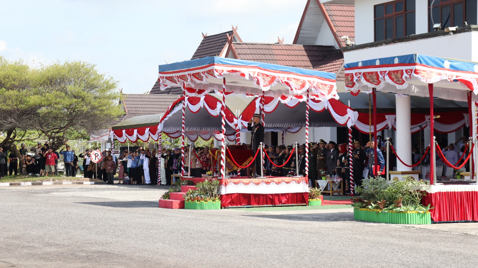 Bupati Gumas Pimpin Upacara Peringatan HUT ke-78 Kemerdekaan RI