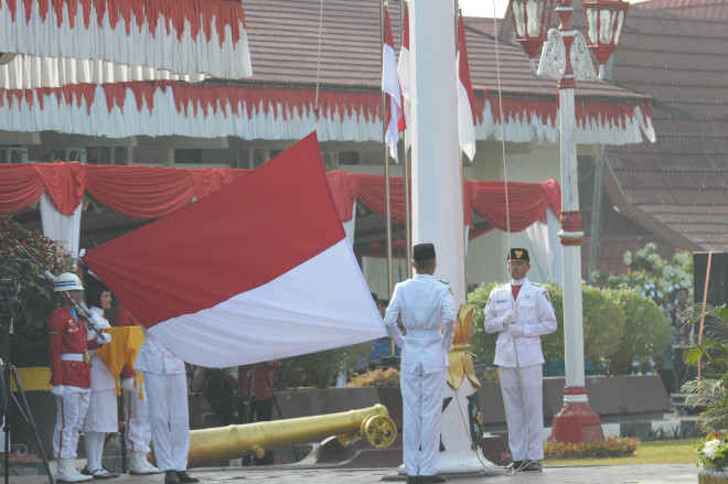 Pj. Bupati Budi Santosa Pimpin Upacara Peringatan HUT Ke-78 Kemerdekaan RI